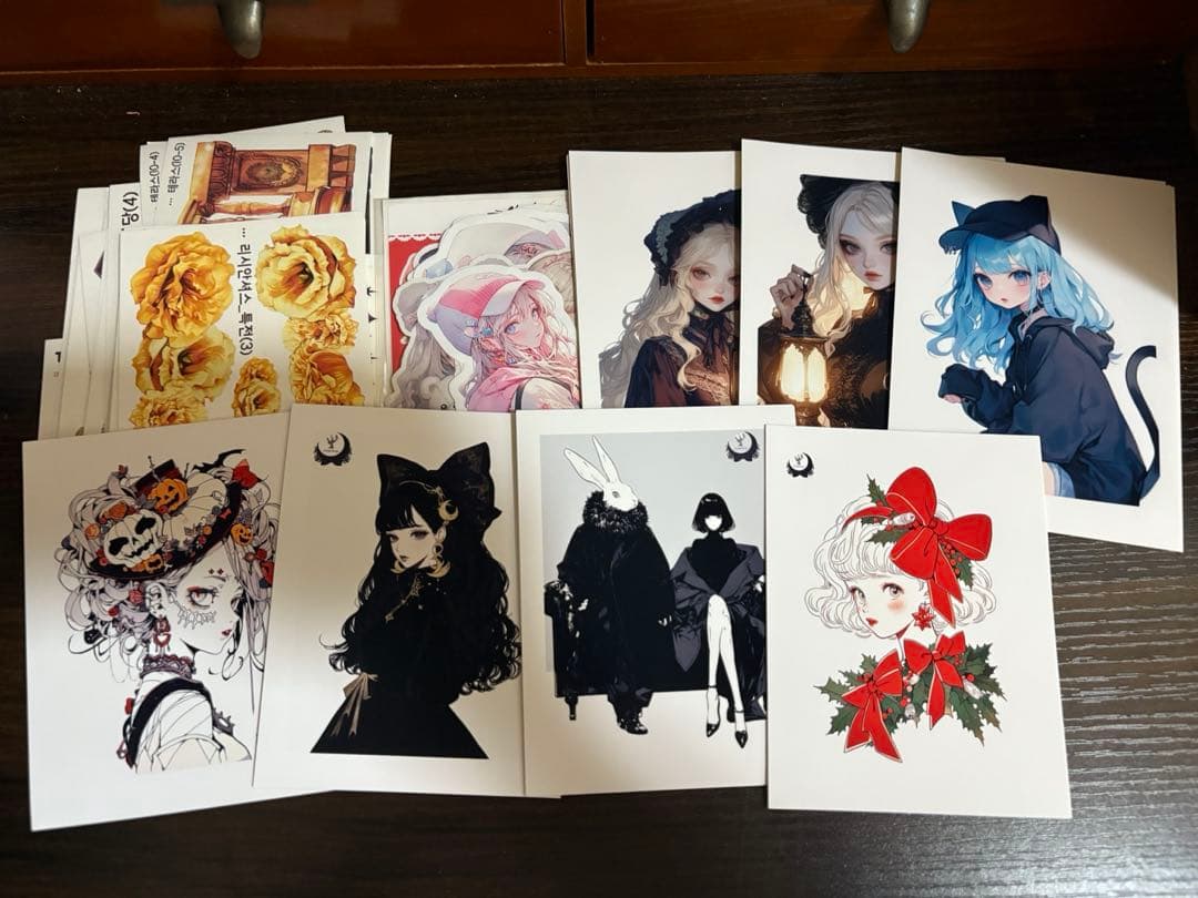 コラージュ素材 まとめ売り 人物ステッカー 海外マステ デザインペーパー