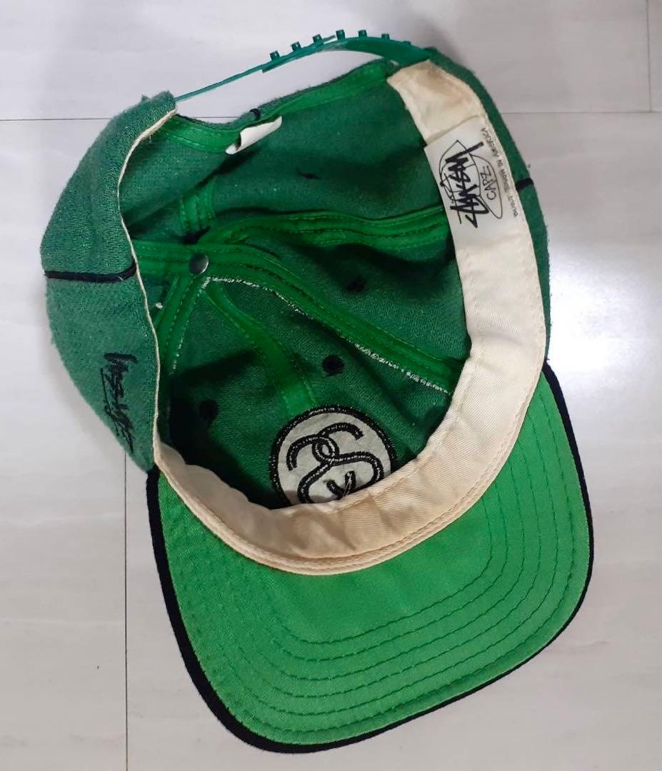 帽子 80's stussy embroidered cap