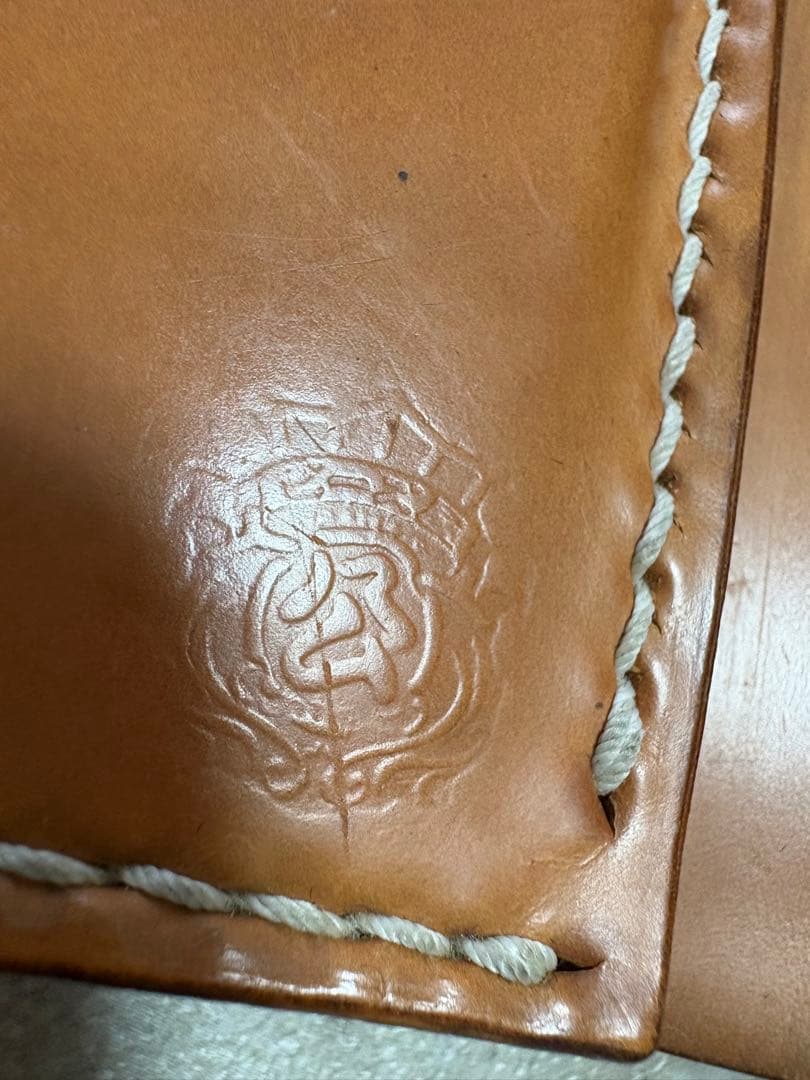 ビーズ屋公ちゃん　コードバン　　　　　　ミドルウォレット　H160xW90mm