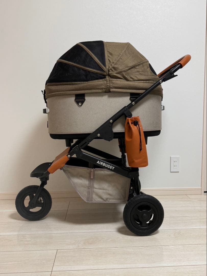AIRBUGGY エアバギー ペットカート DOME3 ラージ カカオ 美品