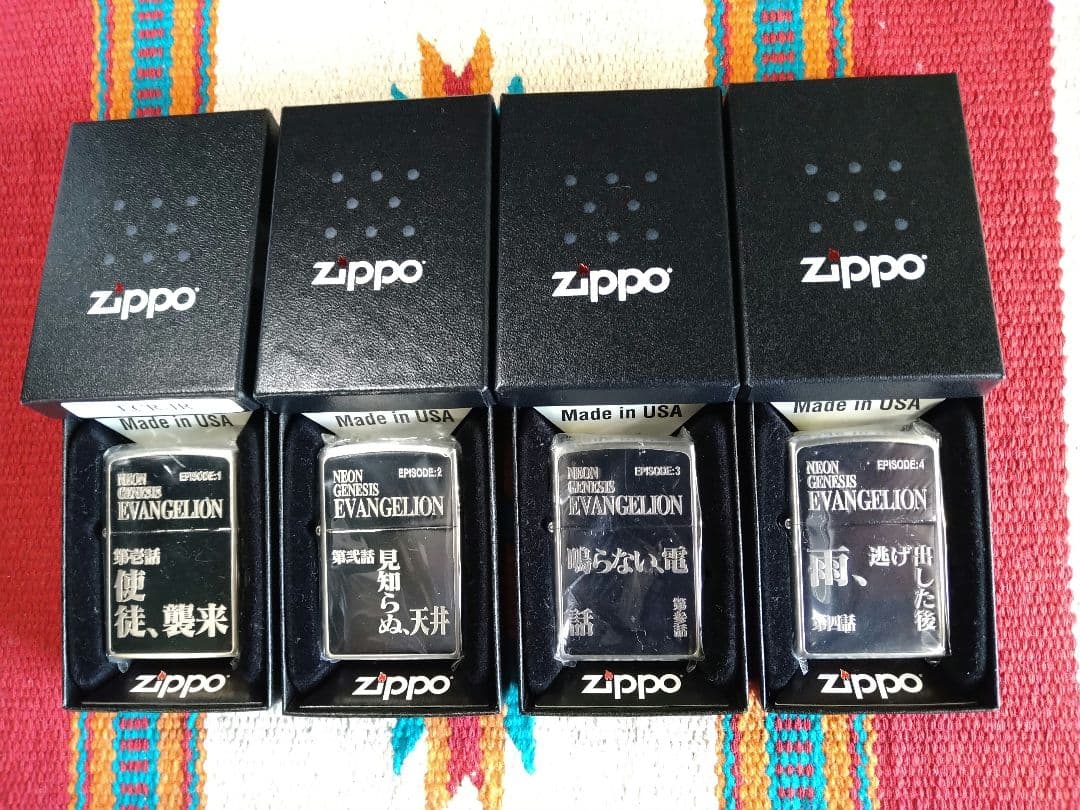 プレミアム！エヴァンゲリオン　エピソードタイトルZIPPO　新品コンプリート！