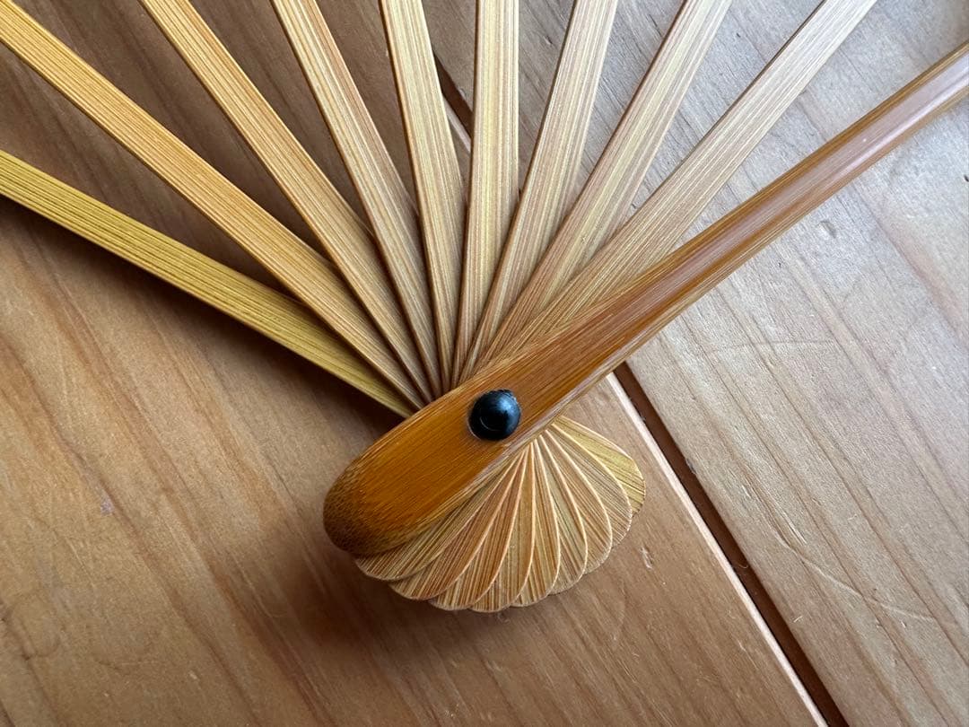 両面装飾有り！　十松屋福井　扇子　御舞扇　京都　金箔　竹　京扇子