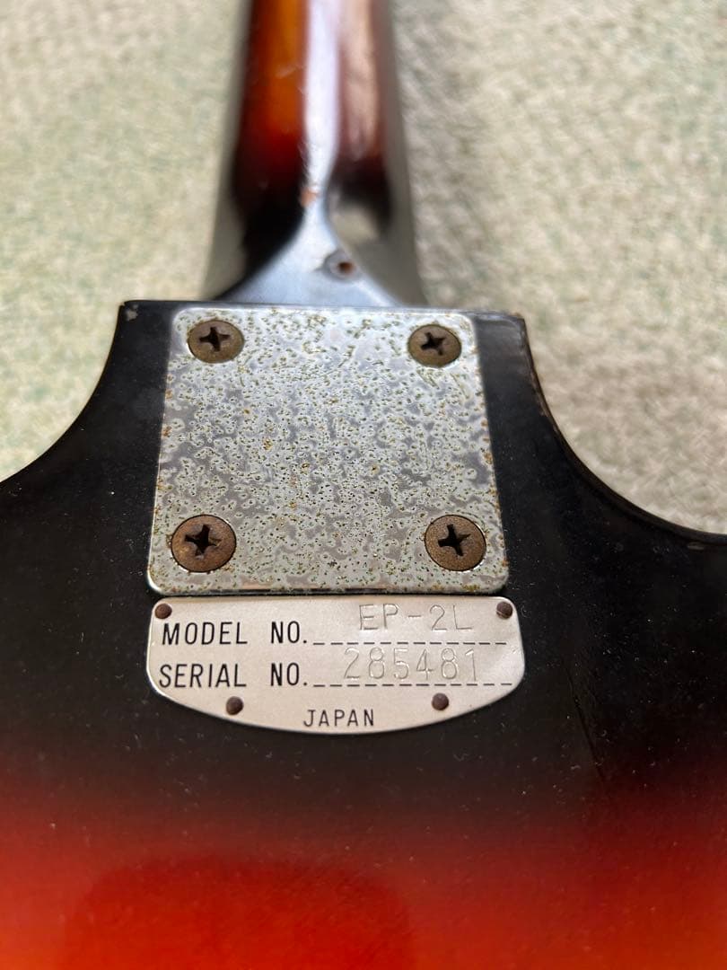 TEISCO EP-2L テスコ　サンバースト セミアコギター　1960年代