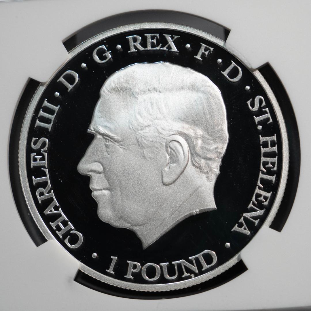 2024 ウナとライオン 1オンス 銀貨 NGC PF70UC セントヘレナ