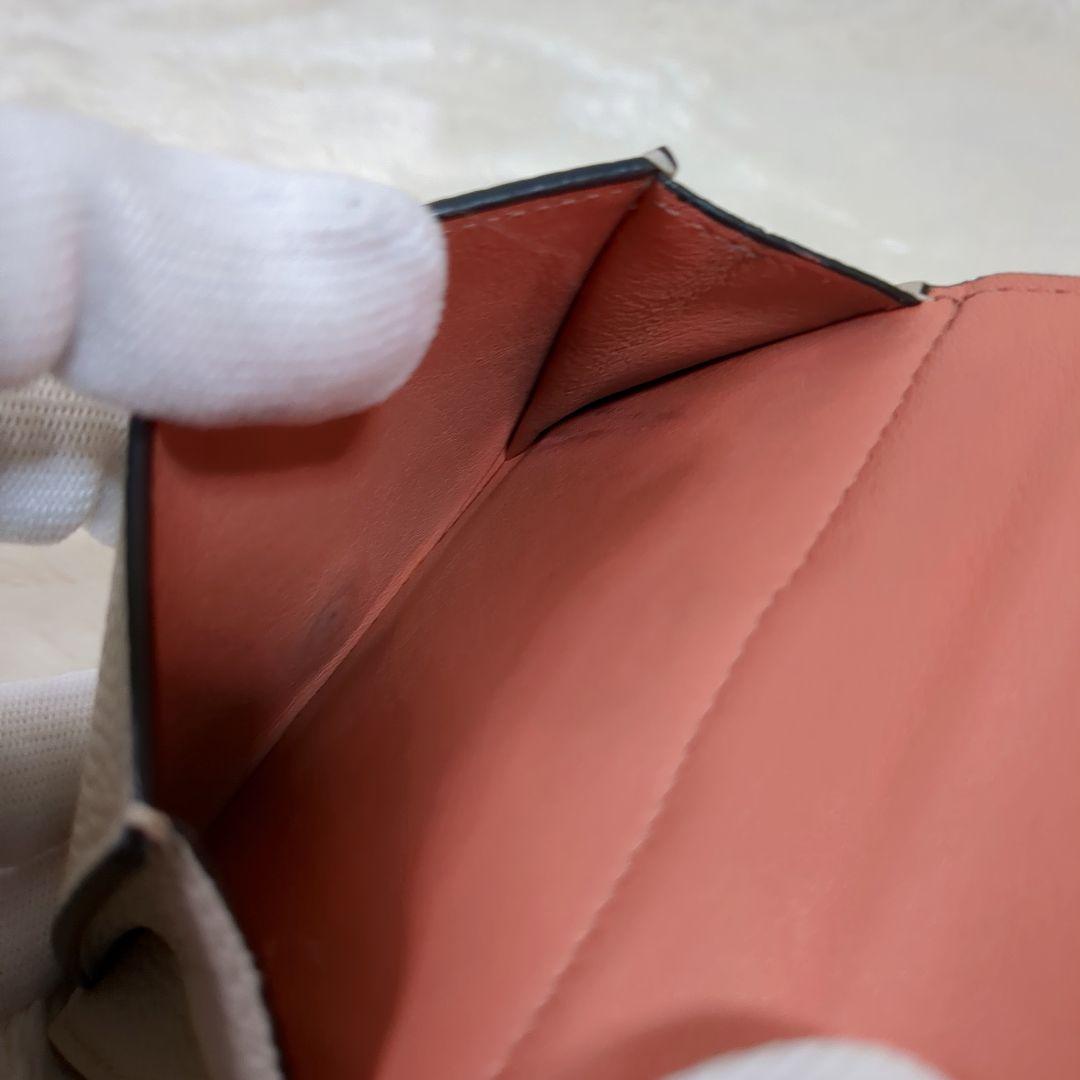 極美品︎✨ロエベ アナグラム トライフォールド 三つ折り財布