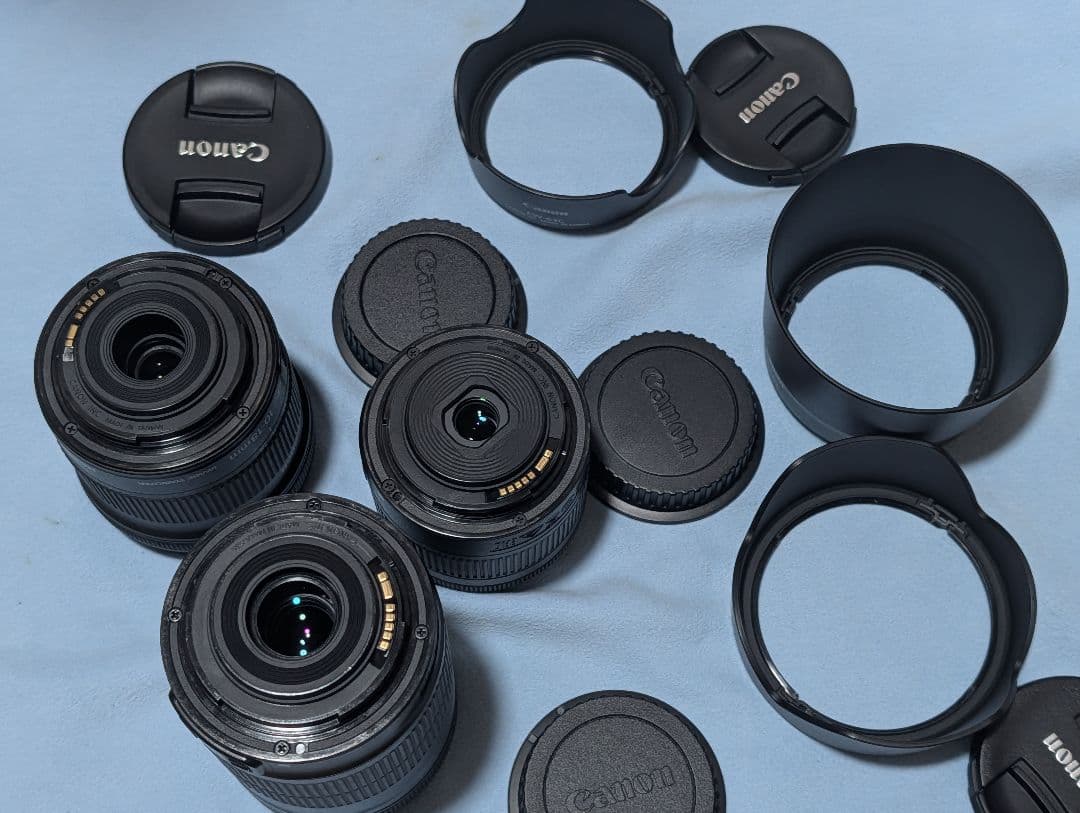 EOS Kiss X90、デジタル専用レンズ3本、320EXセット