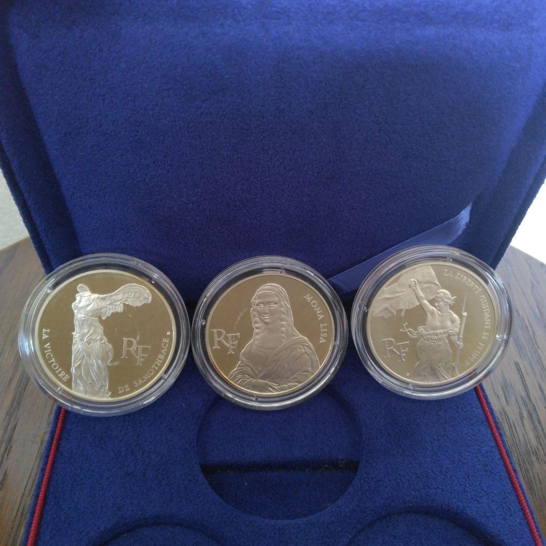 ルーヴル美術館200周年 銀貨セット