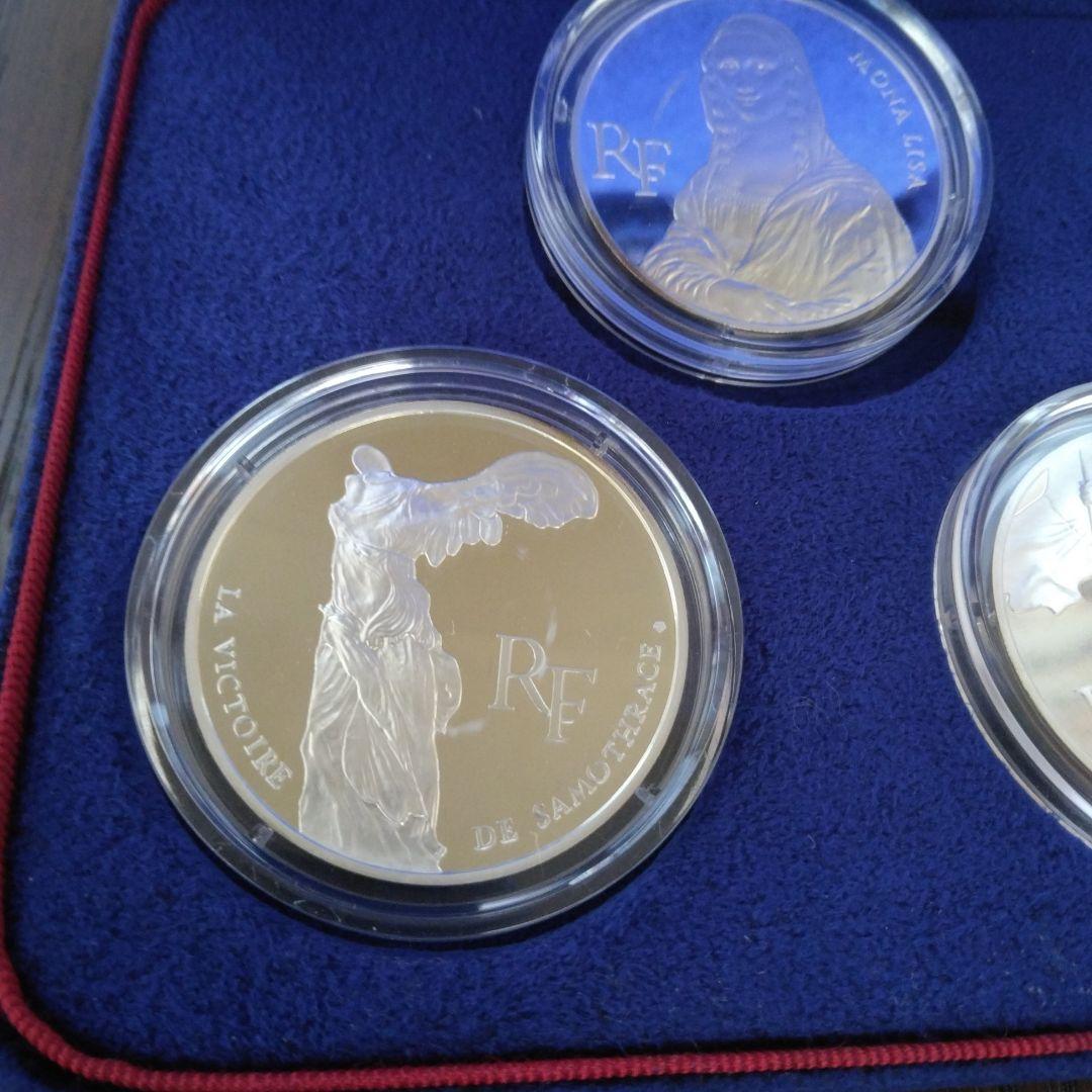ルーヴル美術館200周年 銀貨セット