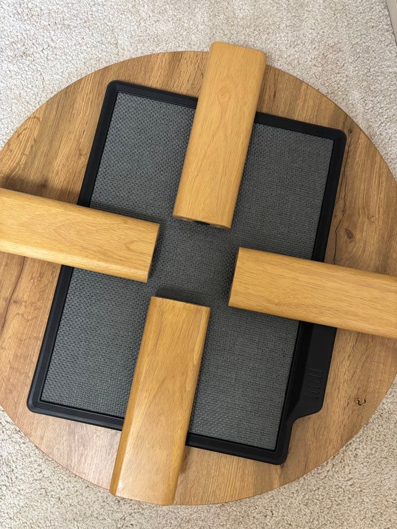 ぼん家具 円形こたつ ナチュラルウッド 直径約70cm