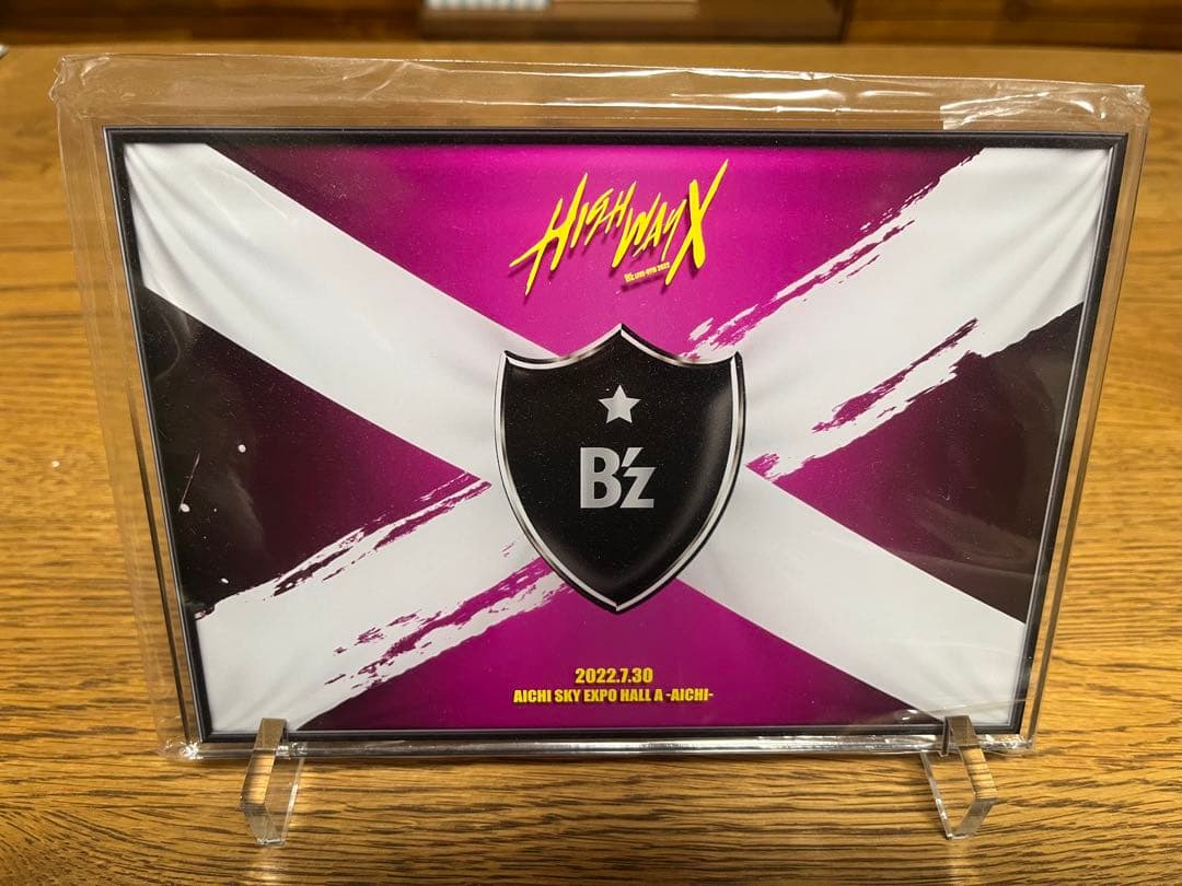 B'z Highway X 愛知　アクリルスタンド　会場限定楽屋プレート