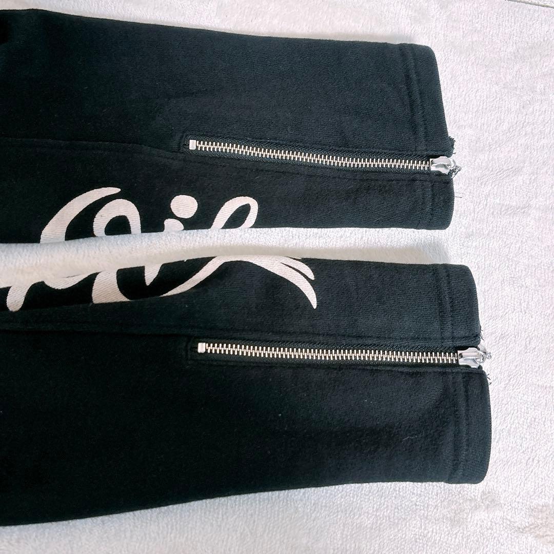 VANSON シングルライダースジャケット　ジップアップ　綿100 黒メンズL