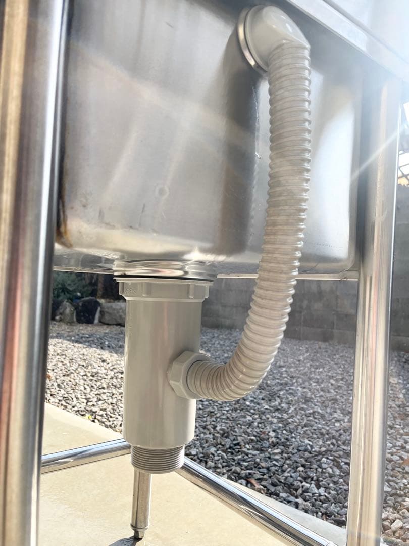 ステンレス1槽シンク 流し台 業務用　450×600×80
