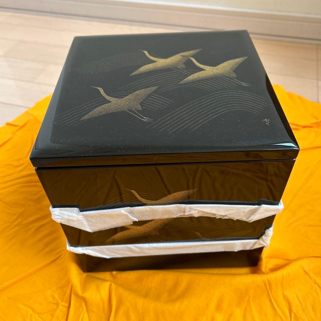 三谷吾一　輪島塗　三段重