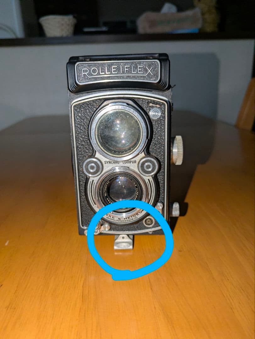 ジャンク　ローライフレックス Tessar 75mm f3.5 二眼レフ 現状品