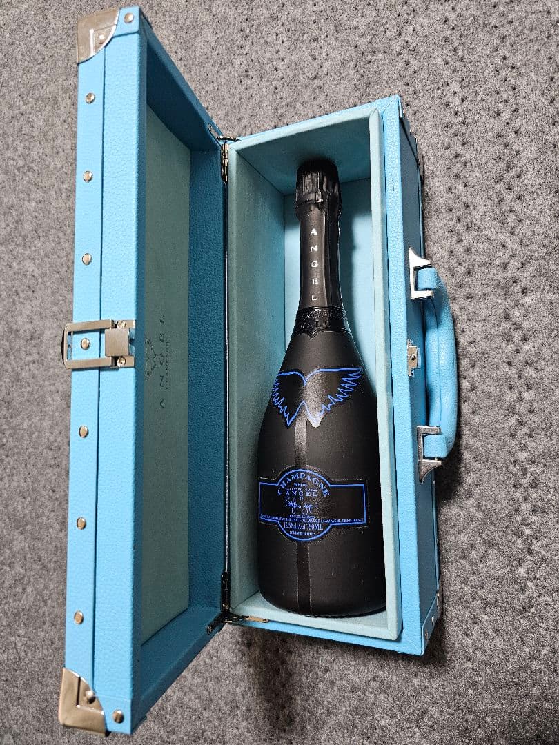 【未開栓】ANGEL シャンパン ヘイロー ブルー 750ml 専用ケース付
