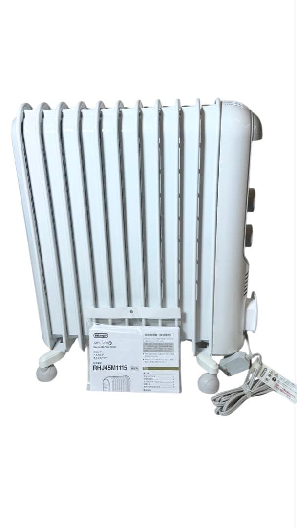 【極美品】デロンギ RHJ45M1115-LG アミカルド オイルヒーター