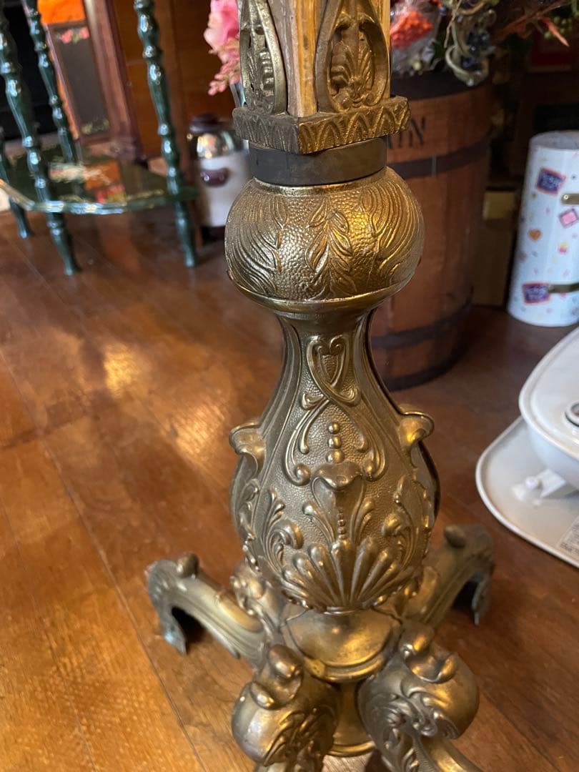 大理石 真鍮　ハンガーラック　コートハンガー