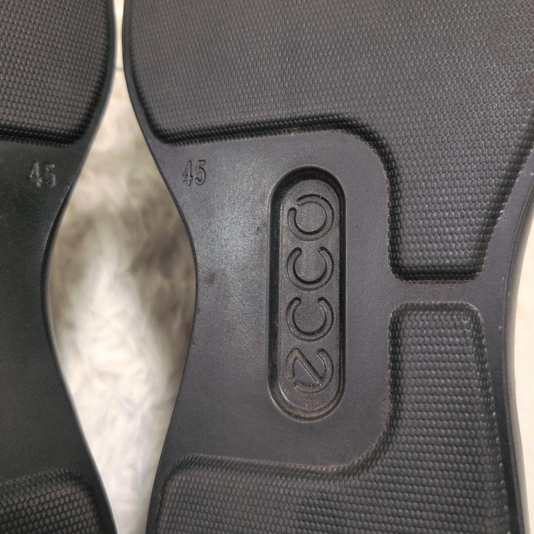 【美品】エコー ゴアテックス ビジネスシューズ ブラック 28.5cm