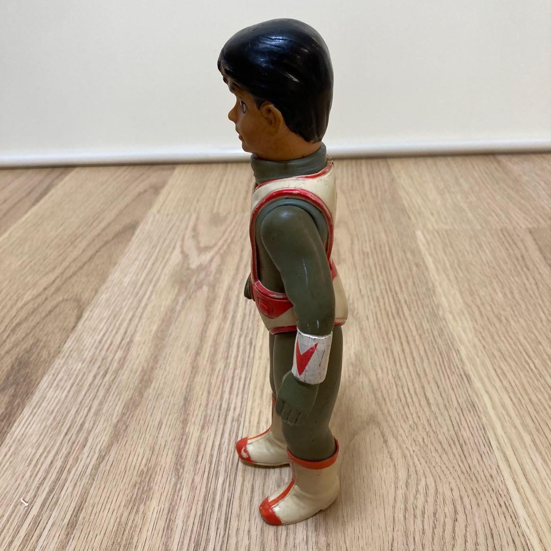 シルバー仮面　面取れ ソフビ 当時物