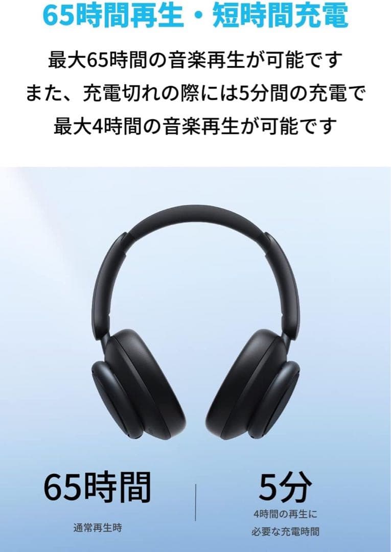 ヘッドホン Anker Soundcore Space Q45 Bluetooth 5.3
