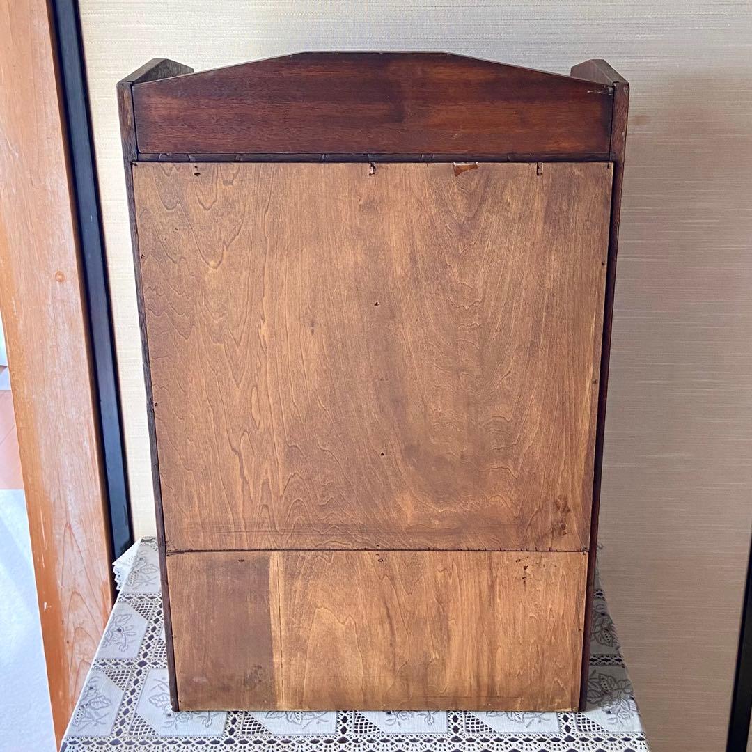 ビンテージ　古道具　木製　カルテ棚　書類棚　店舗什器　戸棚　箪笥　古民具