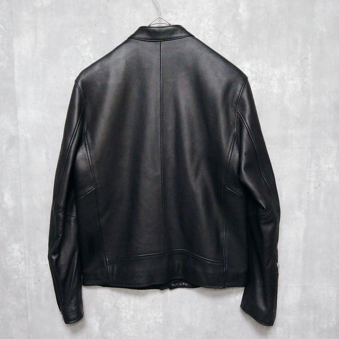 【美品】ユニオンステーション メンズビギ レザージャケット 羊革 Lサイズ