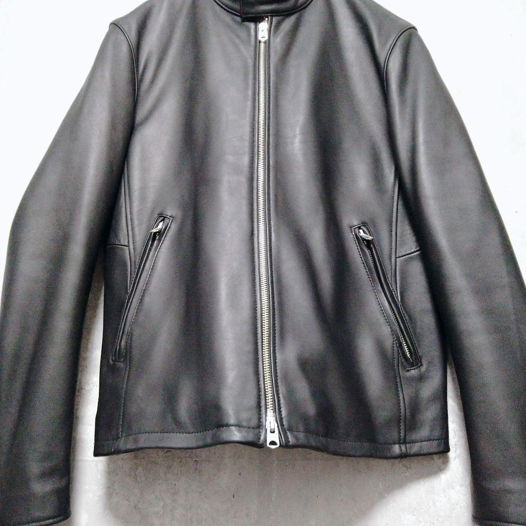【美品】ユニオンステーション メンズビギ レザージャケット 羊革 Lサイズ