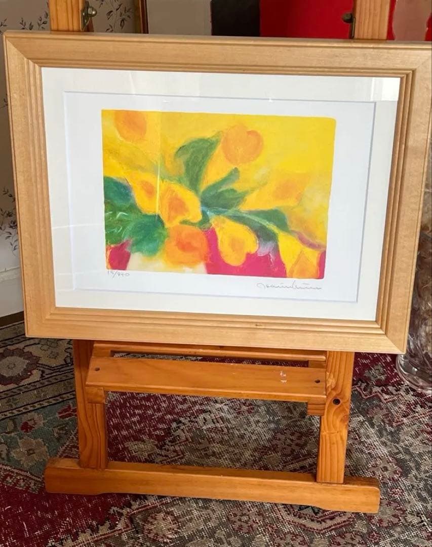 額入り版画　ジニー・キム　エディション番号、サイン有り　新品額