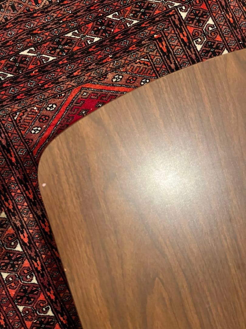 アンティーク ローテーブル チーク材 70年代製