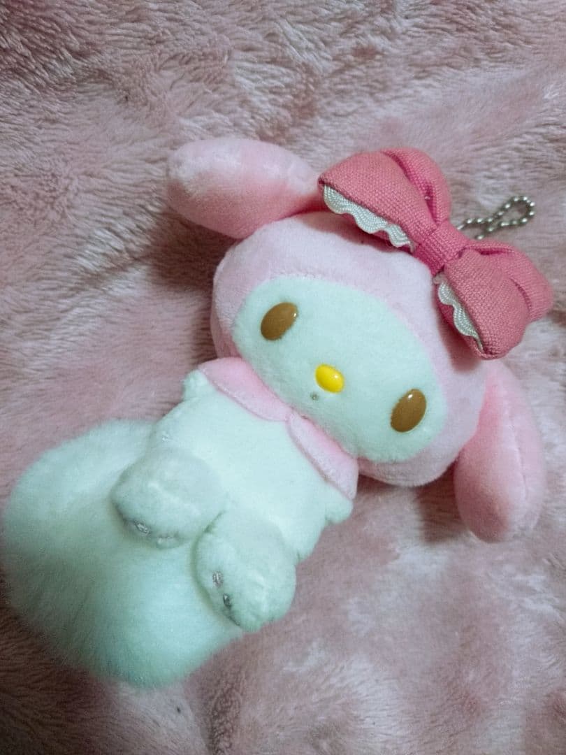 激レア 希少マイメロディ フリフリテイルシリーズマスコットホルダーサンリオしっぽ