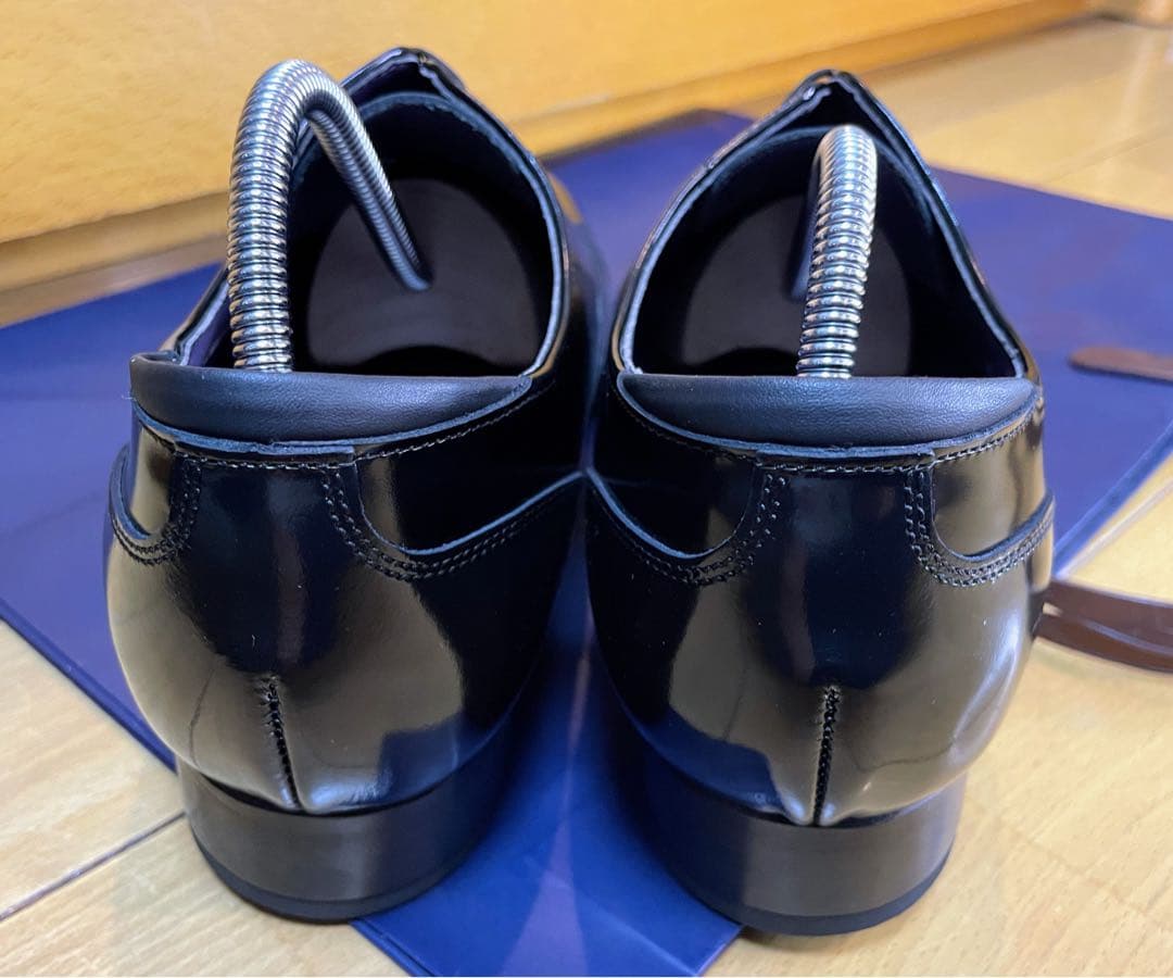 【りーま様】リーガルストレートチップビジネスシューズスクラッチタフレザー24.5