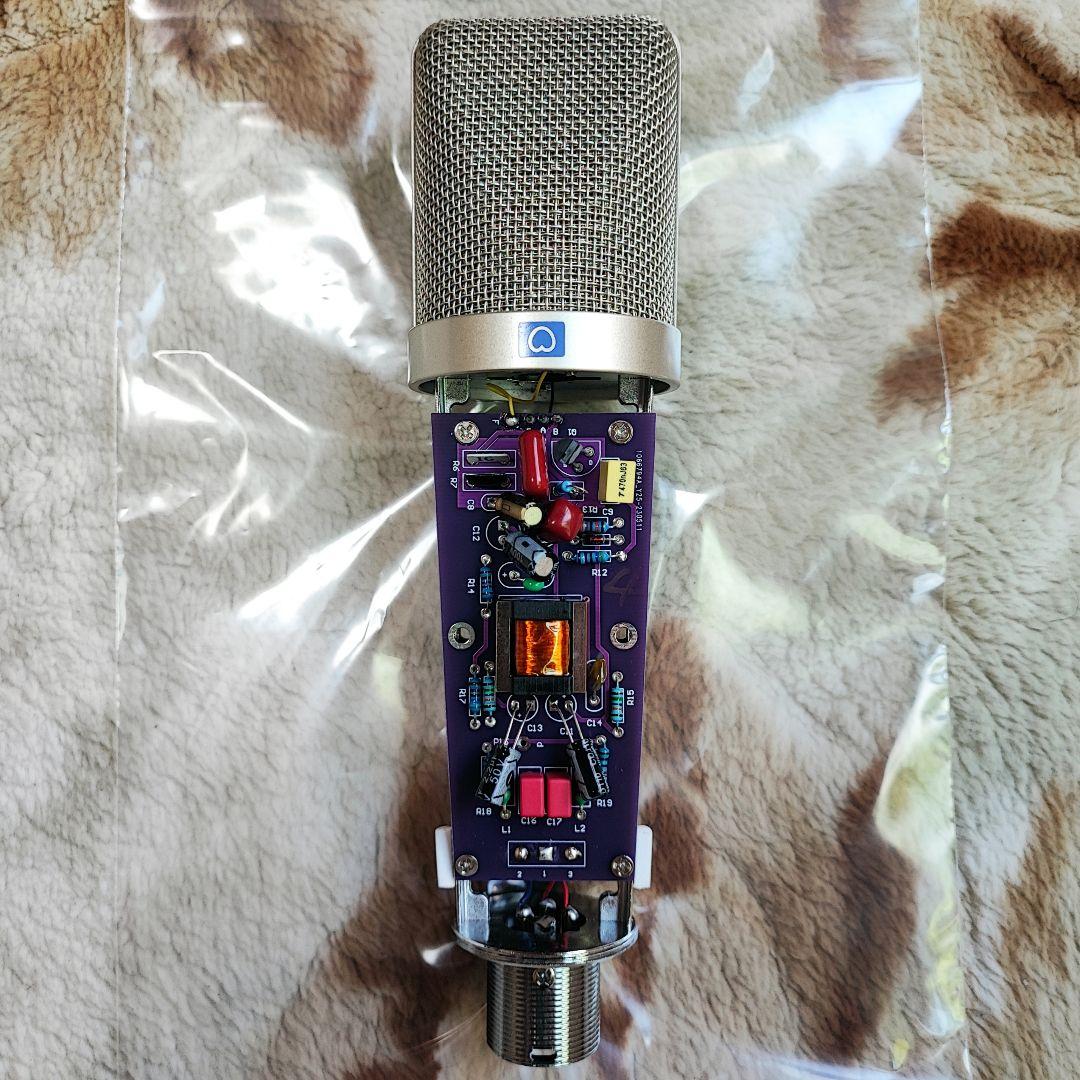 新品 自作 コンデンサーマイク Neumann U87 (ビンテージ) クローン
