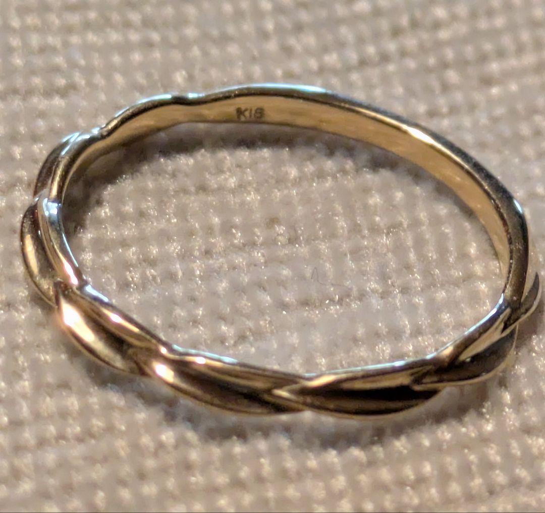 【Coffret a bijoux】 18KYGリング 10号