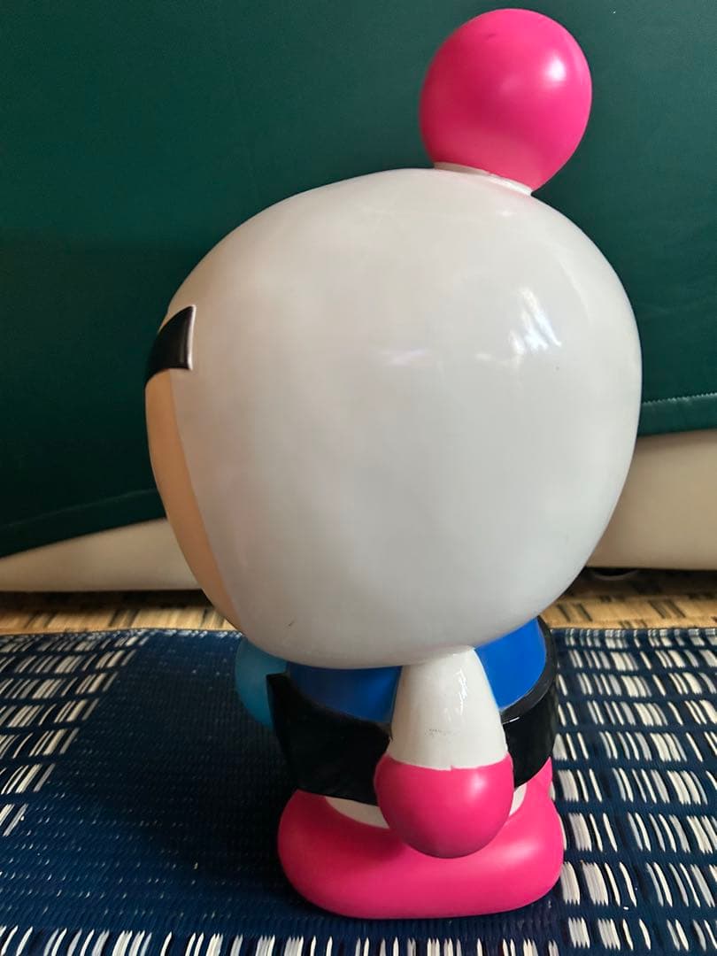 ボンバーマン　ソフビ貯金箱　約32㎝