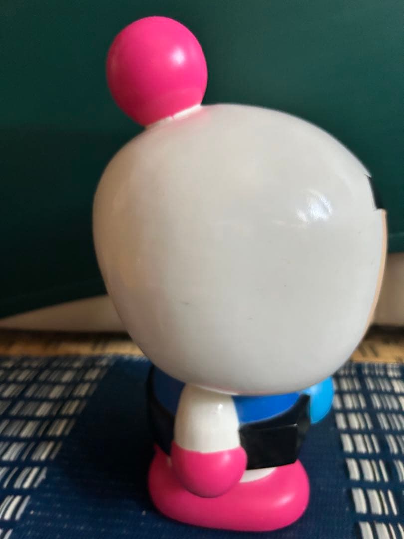 ボンバーマン　ソフビ貯金箱　約32㎝
