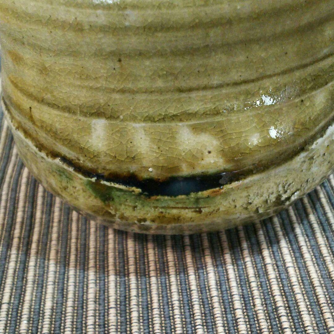 直筆ハガキ付き 加藤舜陶黄瀬戸深鉢建水