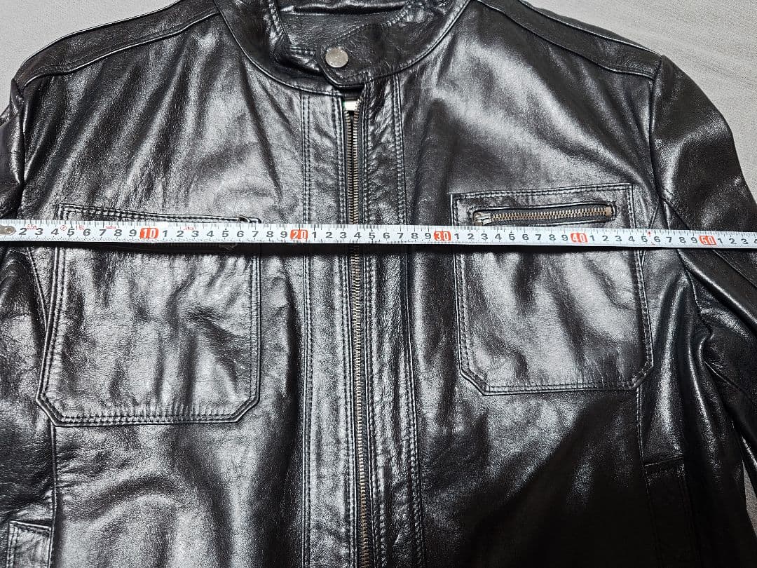 BROTINI シングルライダースジャケット NERO 54/XXL