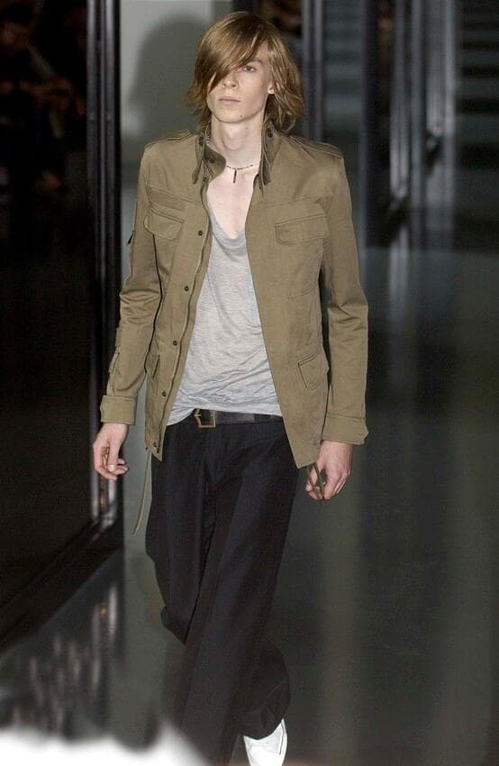 未使用 05SS DIOR HOMME タンクトップ グレー size:L