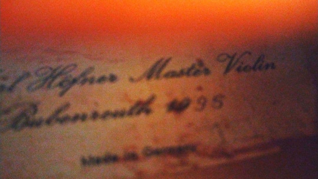 カールヘフナーのバイオリン