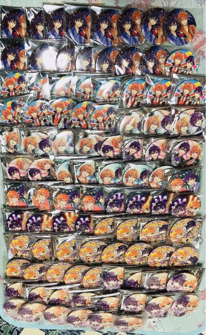 すとぷり☆缶バッジ☆ななジェル☆ななもり。☆ジェル☆121個セット☆等身☆デフォ