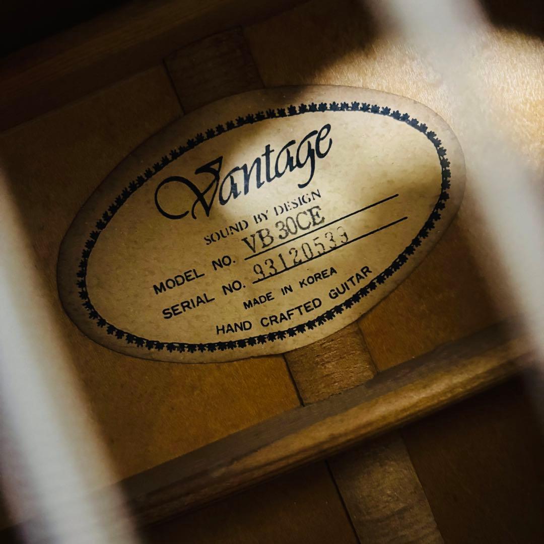 【希少品】vantage VB30CE エレクトリックアコースティックベース
