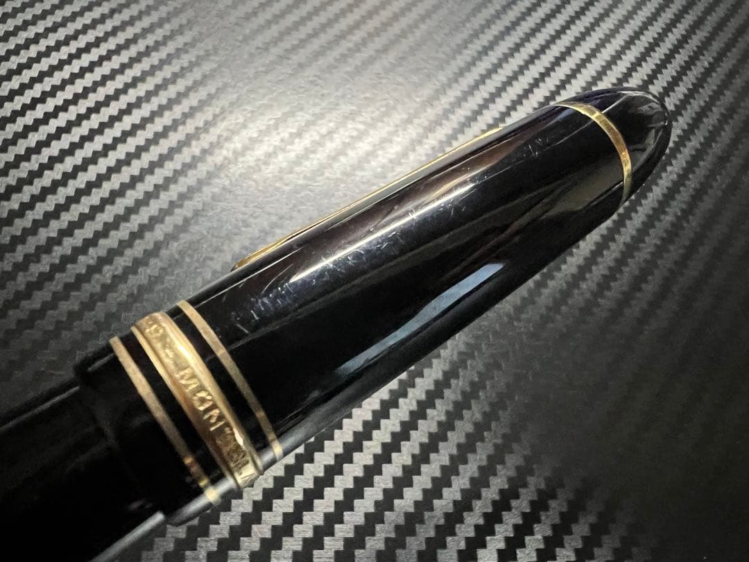 モンブラン 美品 149 万年筆 14C 中白 EF