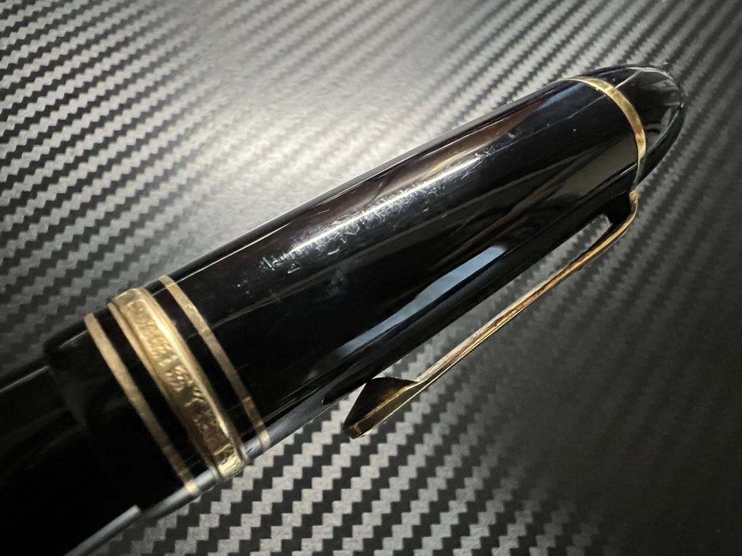 モンブラン 美品 149 万年筆 14C 中白 EF