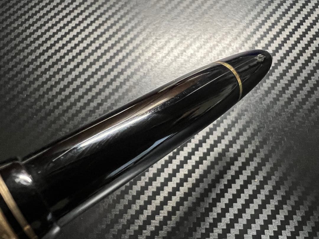 モンブラン 美品 149 万年筆 14C 中白 EF