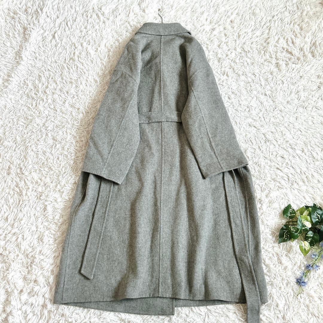 美品⁂23区⁂リバーロングコート　マンテコ　雑誌掲載　人気　大きいサイズ　5L