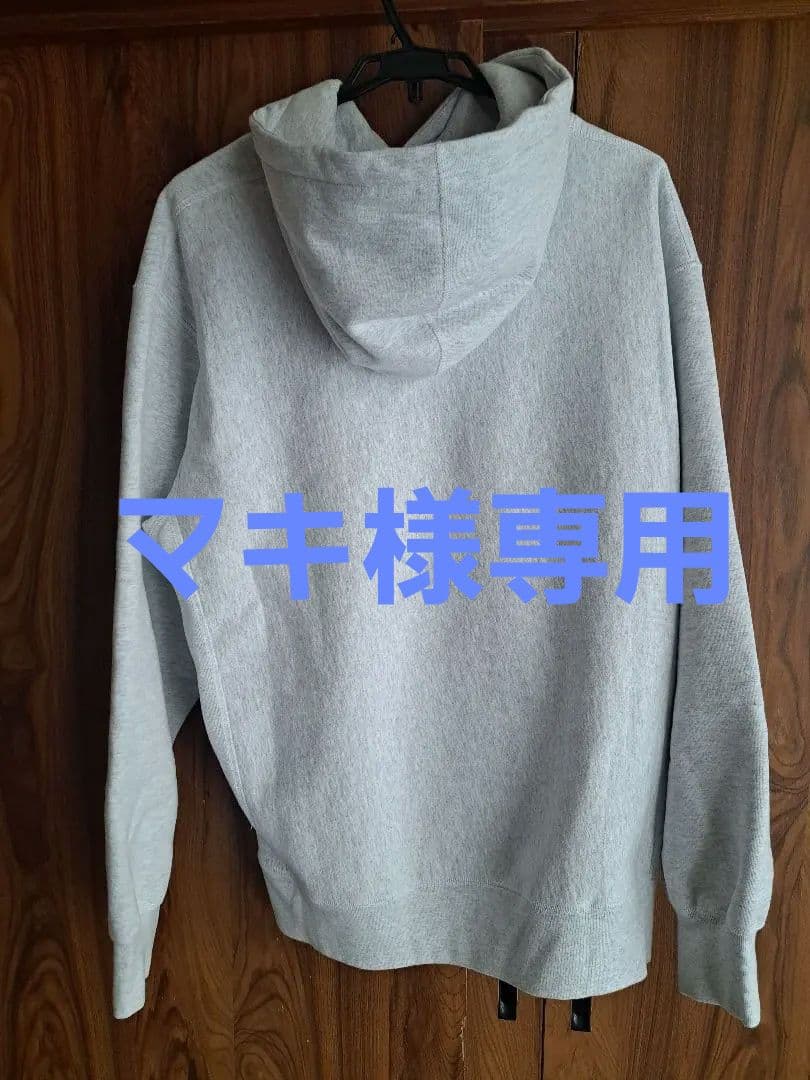 Supreme グレー フード付きパーカー　シュプリーム