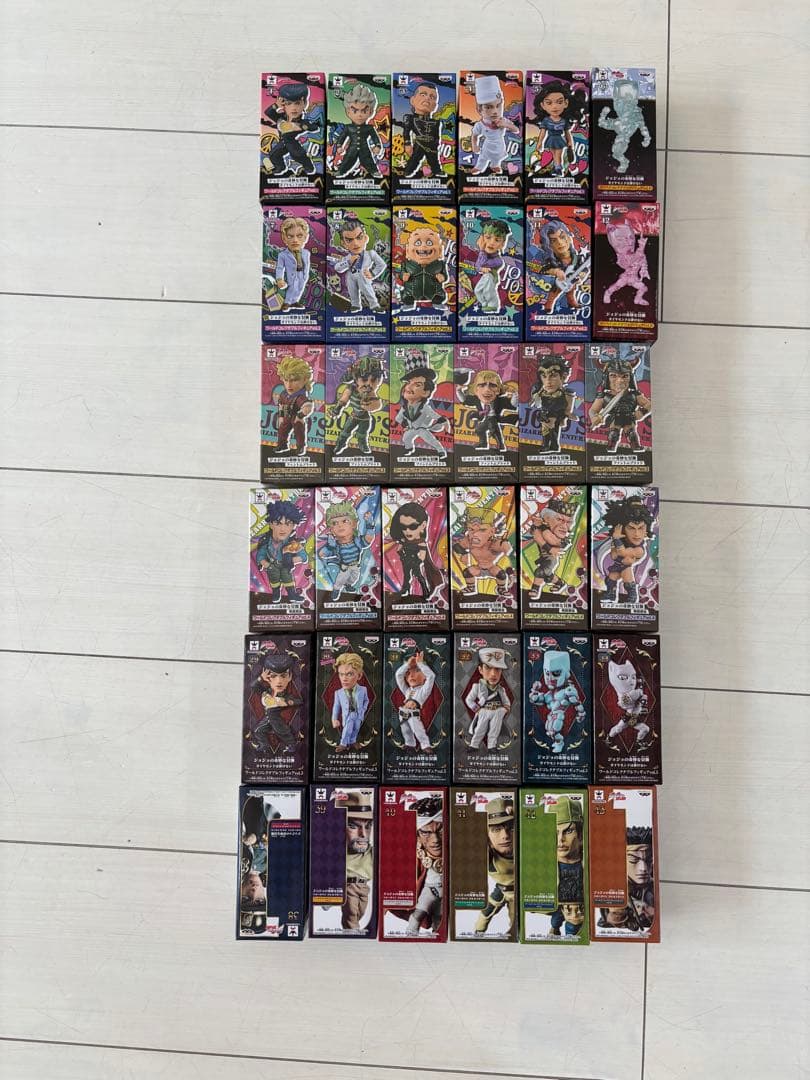 新品　未開封　ジョジョの奇妙な冒険　ワールドコレクタブル 1〜6 コンプリート
