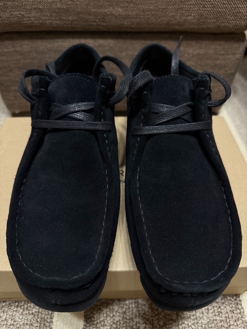 clarks ワラビークラークス　GORE-TEX 黒　UK7.5 26cm