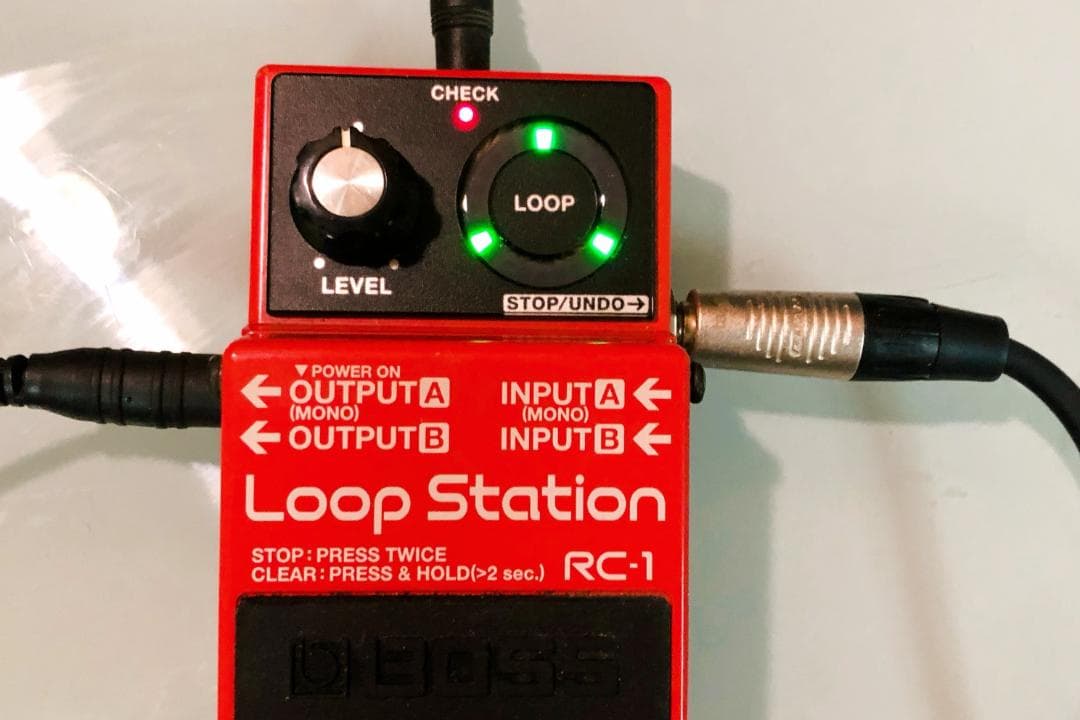 BOSS RC-1 Loop Station　電源アダプター付 ルーパー