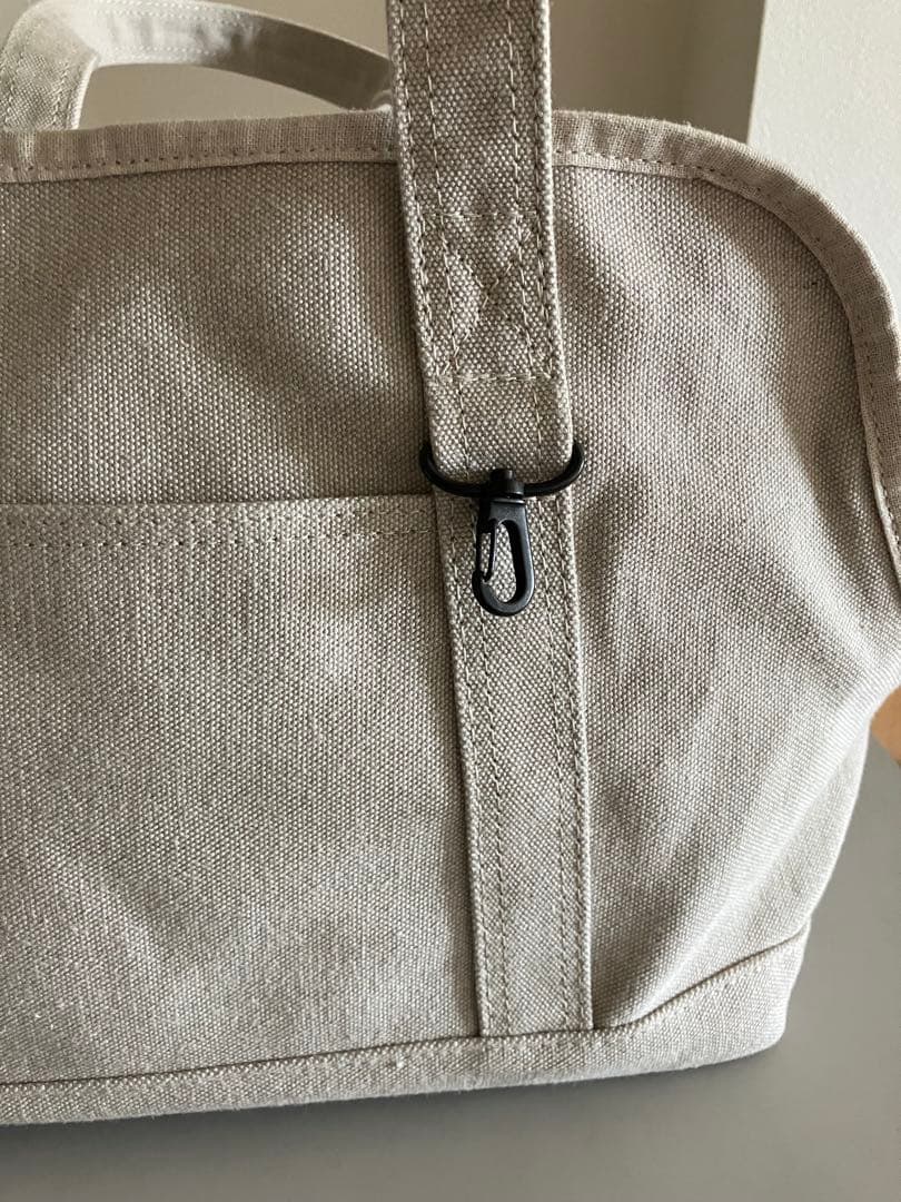 フリーステッチ　トートバッグ　リネン　ソリッド　S